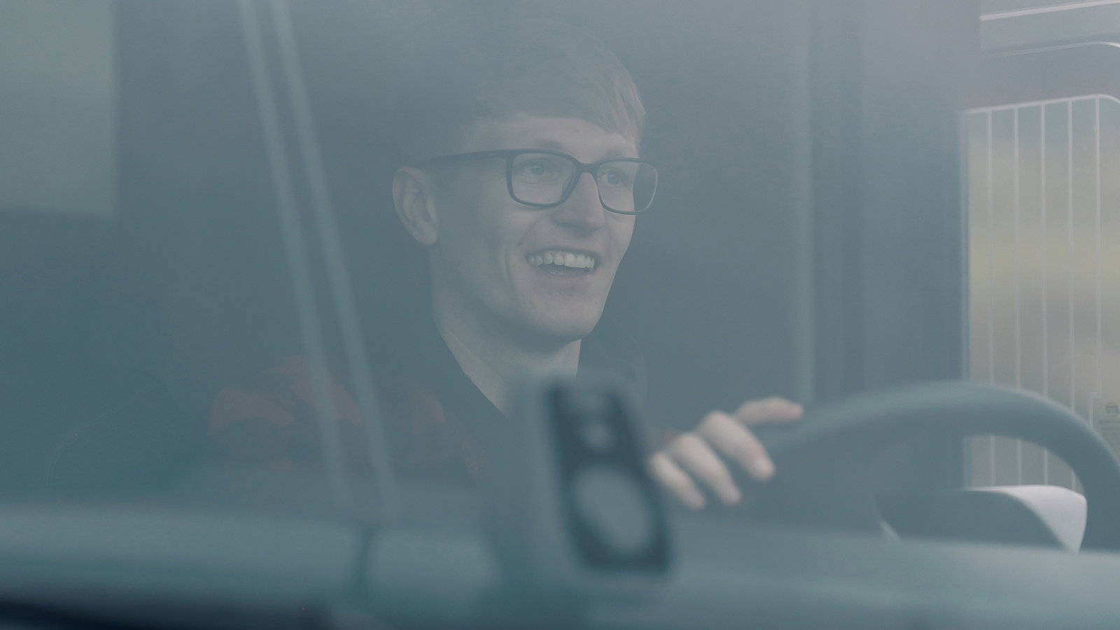 Evidence I'm not miserable in every driving shot